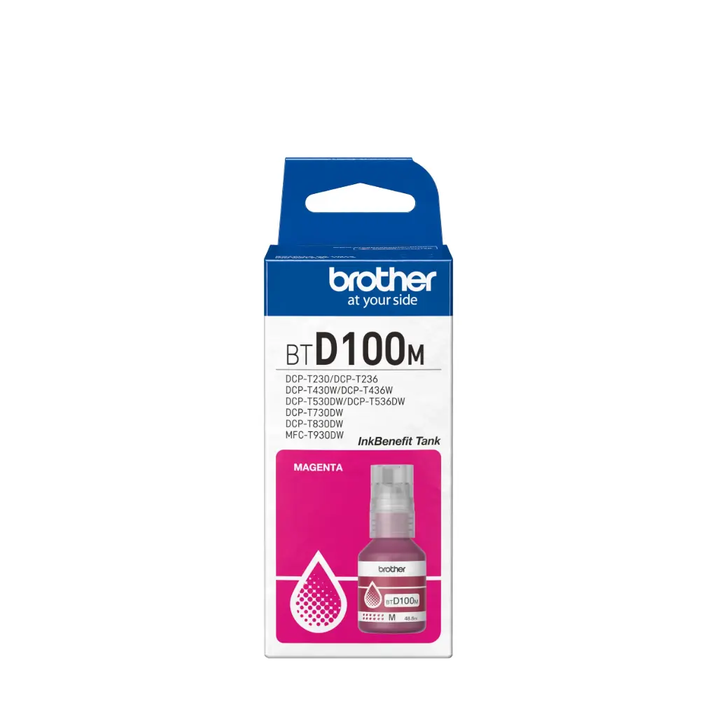 [60484] Brother BTD100MMEX Tinta Magenta