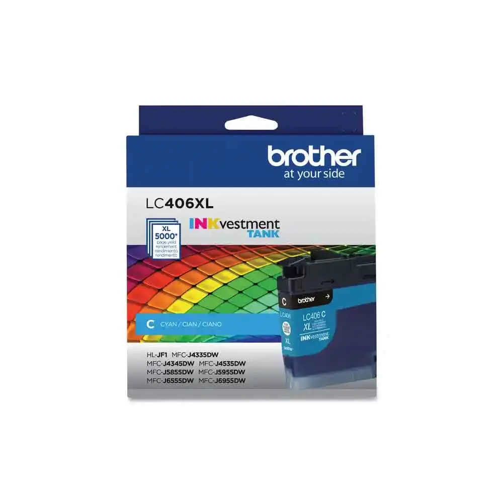 [60424] Brother LC406xlCs  Tinta Cyan