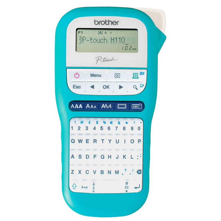 [6149] Brother PTH110B Rotuladora manual (Celeste)