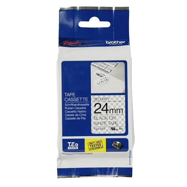 [60343] Brother TZeSE5 Cinta de seguridad 24mm